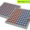 Abaco 100 ohne Zahlen, rot-blau, Zähl- und Rechenrahmen