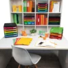 Ablagebox A4 "Regenbogen", Kunststoff mit 5 Fächer