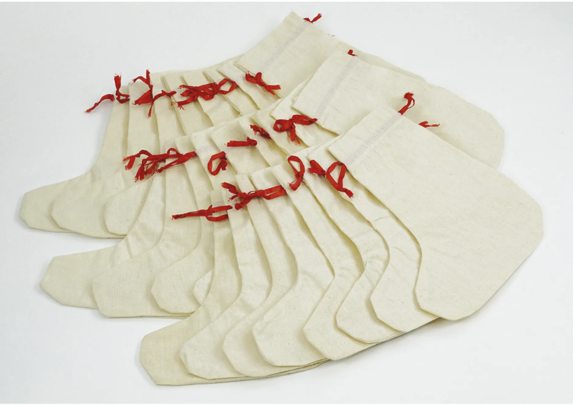 Adventskalender-Stiefel (24 Stück)