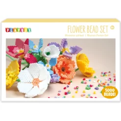 Bastelset Bügelperlen "3D Blumen"