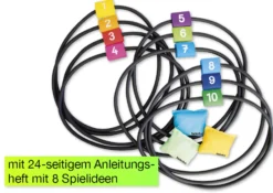 beleduc Hüpf- und Wurfspiel mit Zahlen, 15-tlg.
