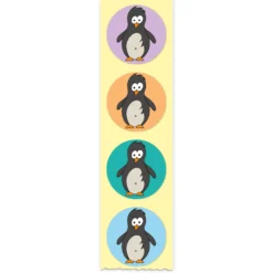 Belobigungs-Aufkleber "Pinguin" in Spender-Box, 500 Stück