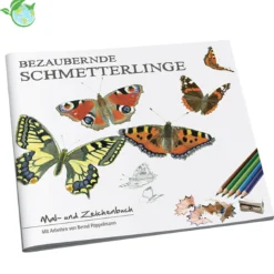 Bezaubernde Schmetterlinge, Mal- und Zeichenbuch