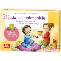 Bildkarten "30 Klangschalenspiele für 4-10 Jahre", 30-tlg.