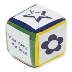 Blanko-Würfel mit Einstecktaschen 6 cm