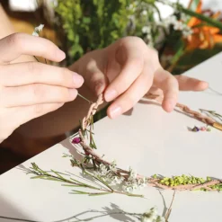 Blumenhalskette Bastelset