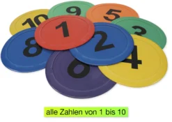 Boden-Zahlen "Bewegtes Lernen" 1-10, 10-tlg.