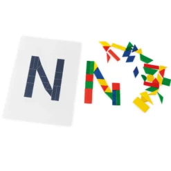 Buchstaben-Lernspiel „ABC“, mit Vorlagekarten