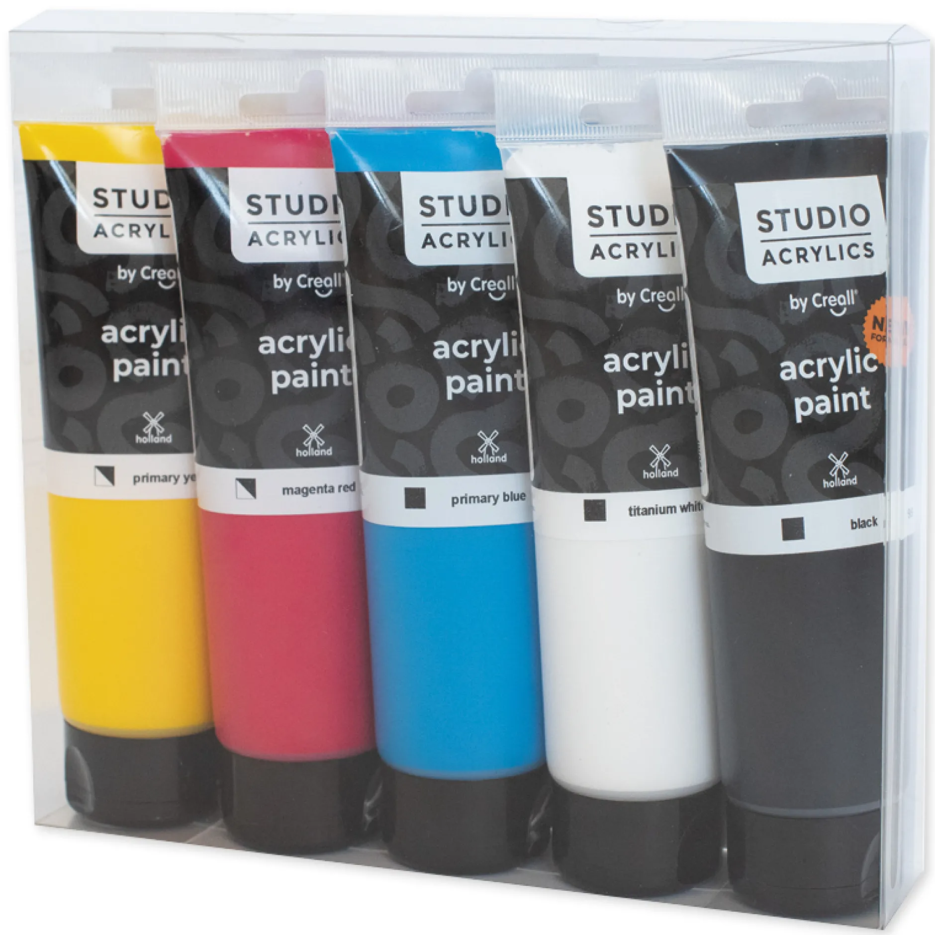 Creall Studio Acrylfarbe, 5 x 120 ml
