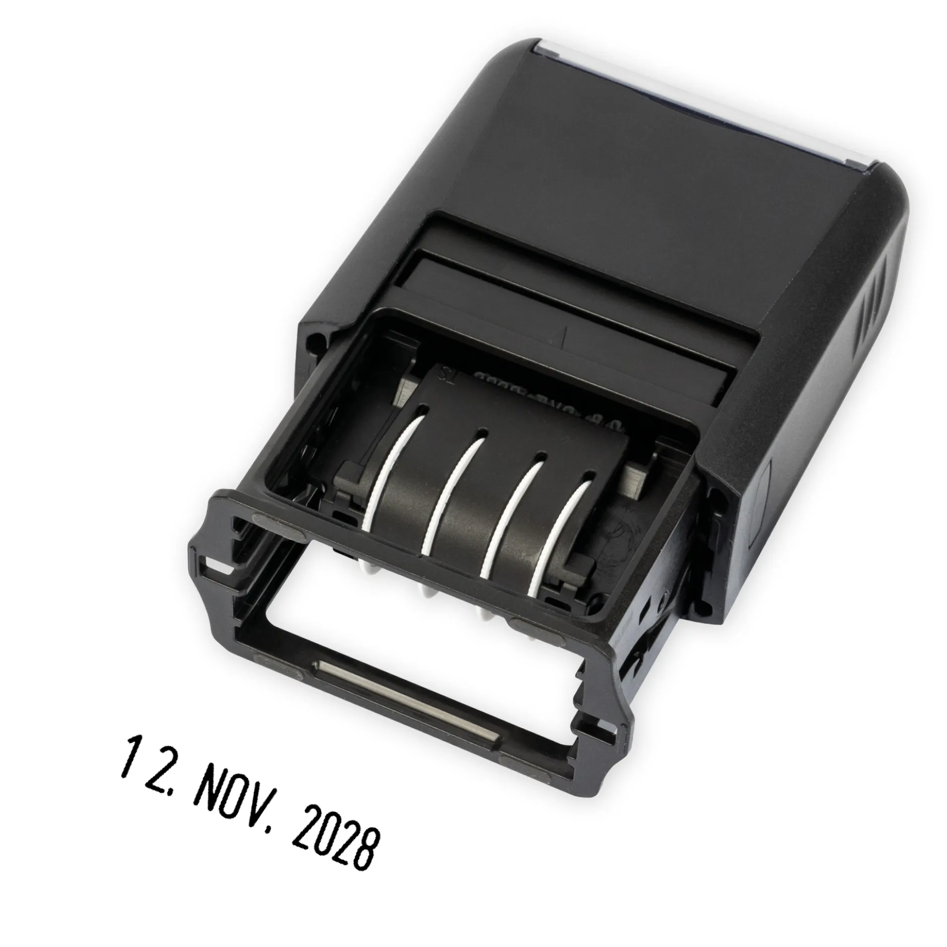 Datums-Stempel "medium", selbstfärbend, schwarz