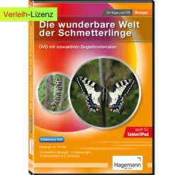 Didaktische DVD Die wunderbare Welt der Schmetterlinge (tabletfähig)