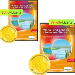 Didaktische DVD Wohn- und Lebensräume von Tieren (tabletfähig)