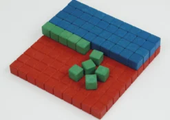 Dienes Grundsortiment Montessori, 121-tlg., RE-Wood, in Stapel-Box 