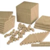 Dienes Grundsortiment, 121-tlg., Zahlenraum 1.000, naturfarben, in Stapel-Box