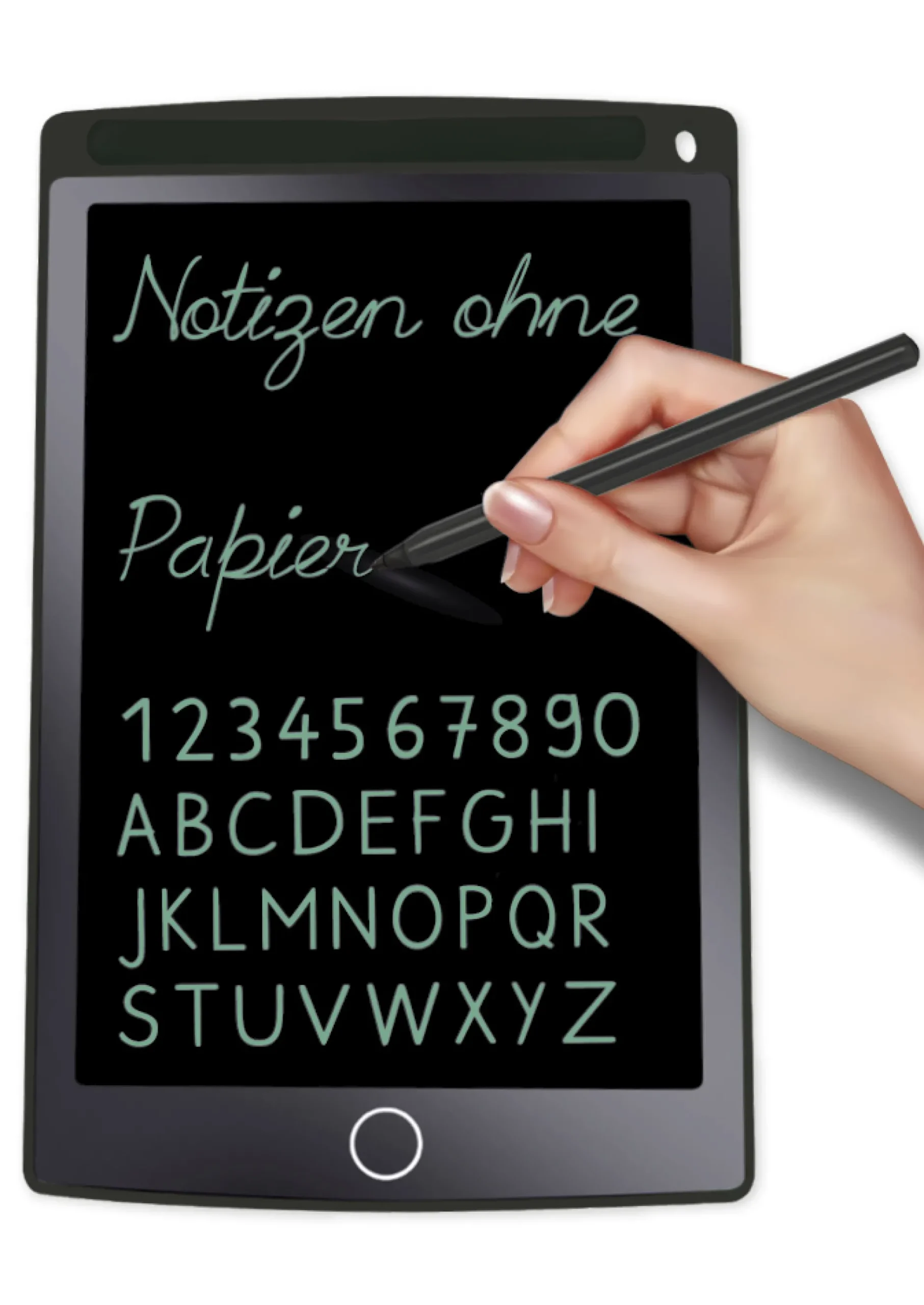 Digitale Schiefertafel SD "A4-XS", schwarzes Display