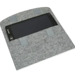 Digitale Schiefertafel SD "A4-XS", schwarzes Display, mit Filz-Hülle