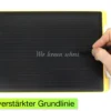 Digitale Schiefertafel SDZ "A4-S", schwarzes Display, 3-geteilte Schreibzeile