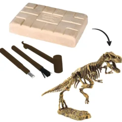 Dinosaurier-Ausgrabungsset T-Rex, groß, 6-tlg.