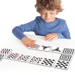 Domino "visuell und taktil", 28-tlg.
