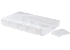 Einsatz für Kunststoff-Box stapelbar, transparent A4/A4 XL