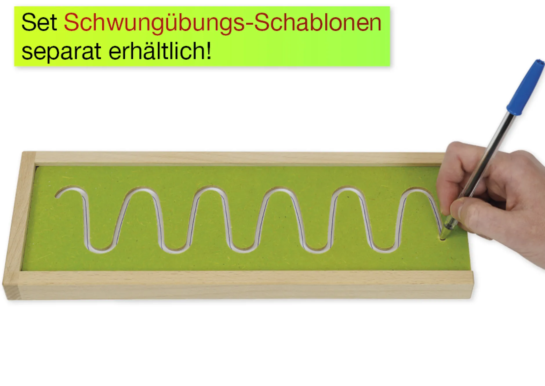 Ersatz-Blätter für Schwungübungs-Schablonen, 100 Stück