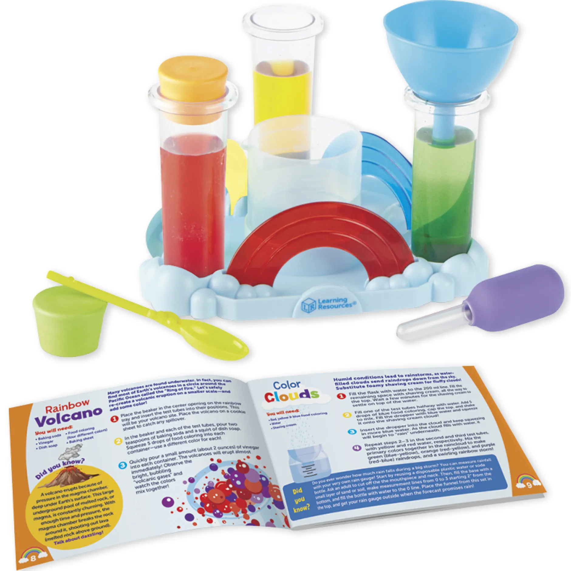 Experimentier-Set "Regenbogenfarben", 13-tlg.
