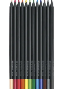 Faber-Castell Black Edition Buntstifte, 12 Stück