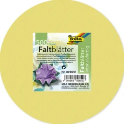Faltblätter rund 15 cm ø, 500 Stück
