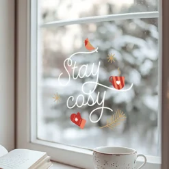 Fenstersticker "Winterwunder", 60 Stück