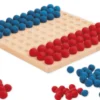 Filzkugeln rot/blau, 100-tlg.