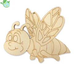 Fliegende Holz-Biene zum Gestalten, 10 cm breit
