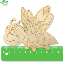 Fliegende Holz-Biene zum Gestalten, 10 cm breit