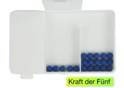 Flüster-Schüttelbox 3-tlg., mit 20 Perlen