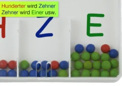 Flüster-Schüttelbox 3-tlg., mit 20 Perlen