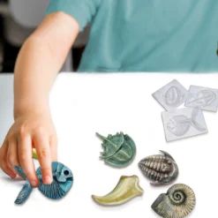 Fossilien-Gießform-Set (5 Stück)
