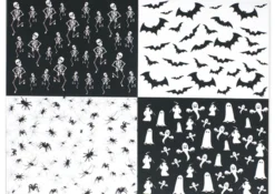 Fotokarton "Halloween" 50x70 cm, 10 Bogen