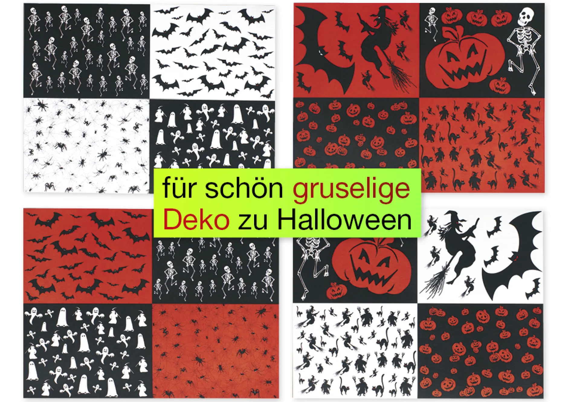 Fotokarton "Halloween" 50x70 cm, 10 Bogen