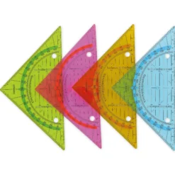 Geometrie-Dreieck zum Abheften, 16 cm