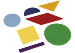 Geometrische Flächen aus Filz, 196-tlg.