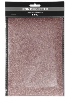 Glitzer-Bügelfolie, 148x210 mm