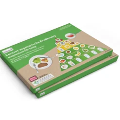 Hagemann Gruppen-Lernset Vegetarische und vegane Ernährung, magn., 132-tlg.