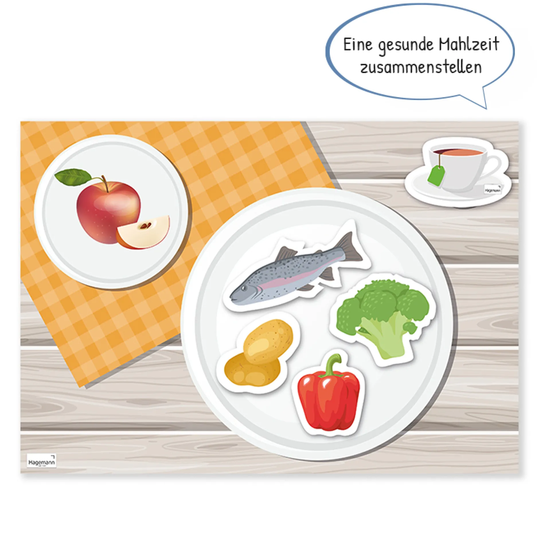 Hagemann Magnetbilder Gesunde Ernährung und Mahlzeiten