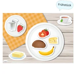 Hagemann Magnetbilder Gesunde Mahlzeiten mit Ernährungspyramide