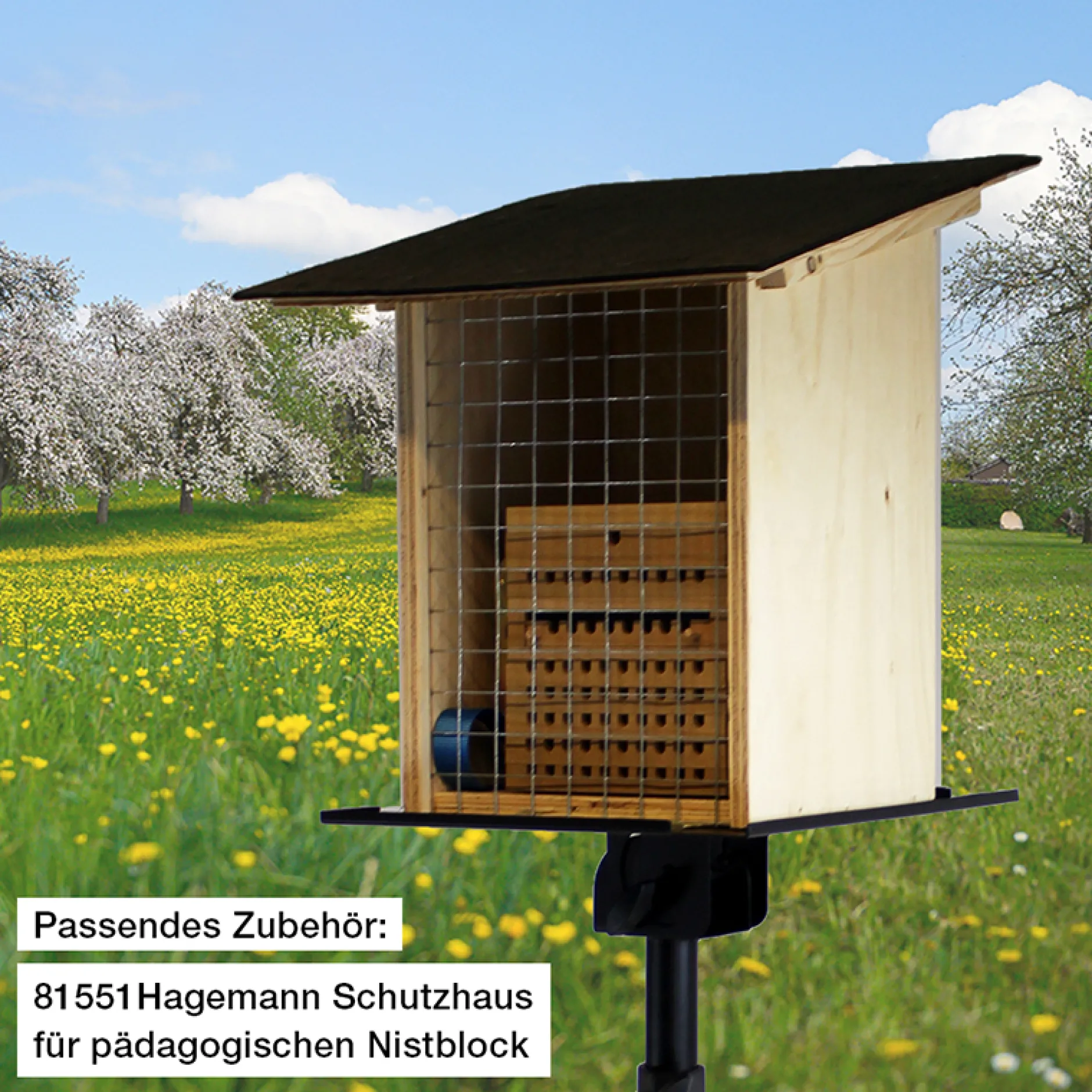 Hagemann Pädagogischer Nistblock mit Beobachtungsschublade