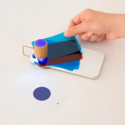 Handy-Farbmischer mit Spielkarten