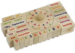 Holzstempel "Kalender", 30-tlg.