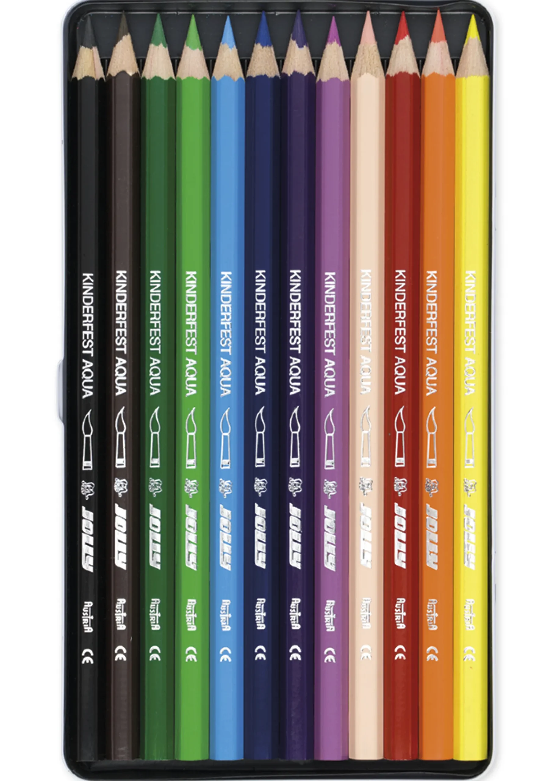 JOLLY Supersticks AQUA im Metall-Etui, 12-tlg.