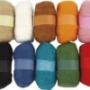 Kardierte Wolle, 10x 25 g