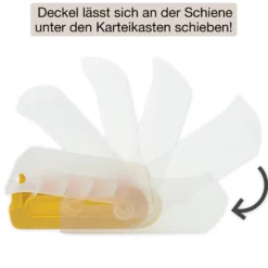 Karteikasten für A8 Kunststoff