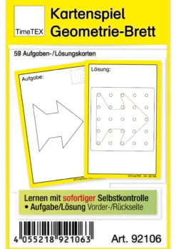 Kartenspiel "Geometrie-Brett", 60-tlg.